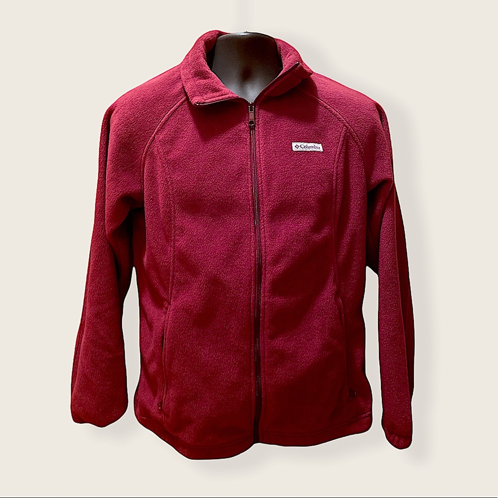 Columbia | Women’s Fleece Jacket | Benton Springs Maroon Size Large